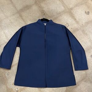 ANN MASHBURN Navy Blouse